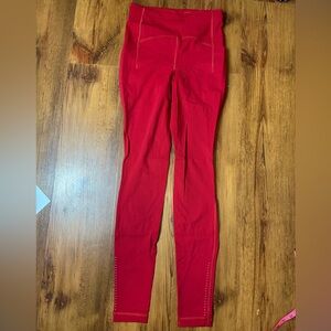Lululemon red Size 6 TALL Leggings